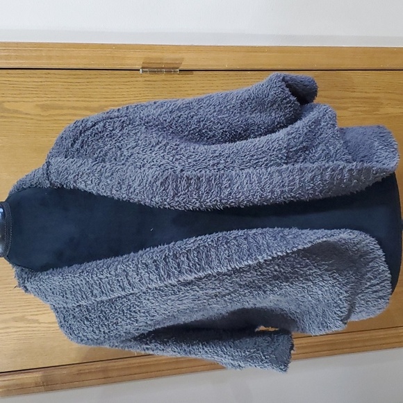 Barefoot dreams open front drop shoulder warm cardigan - Picture 1 of 5